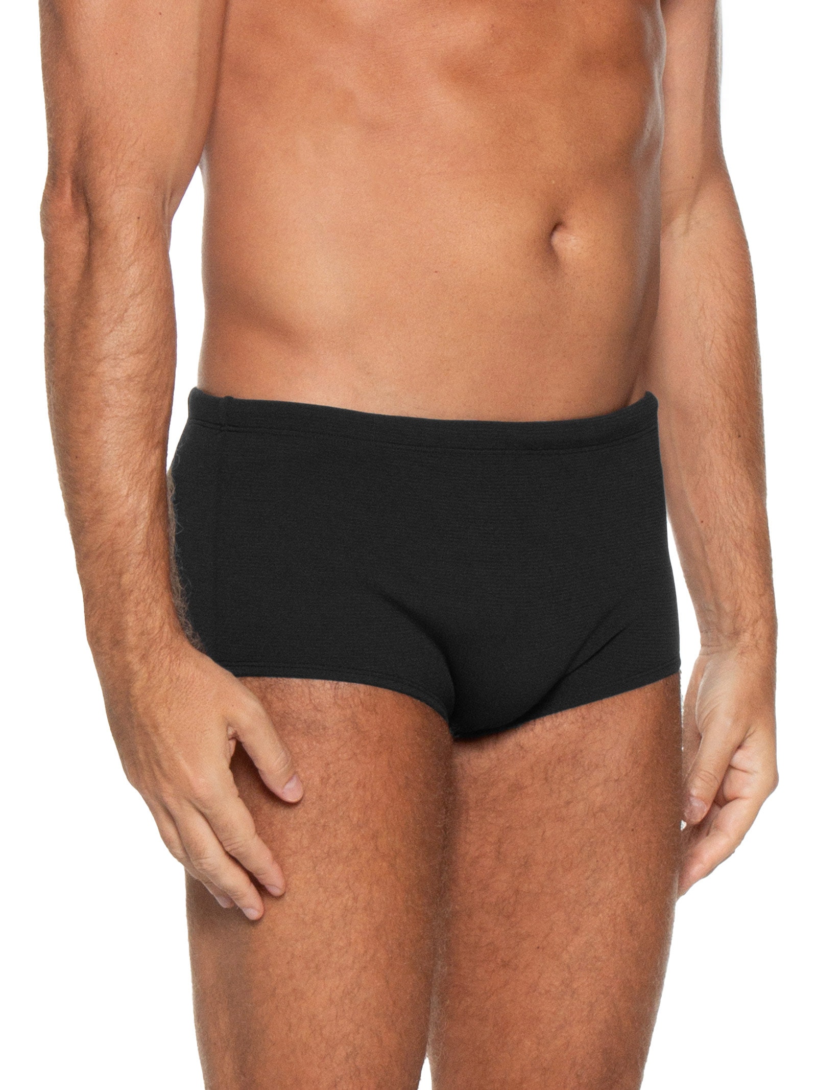 Sunga Textura Bouclé Preto Sergio K
