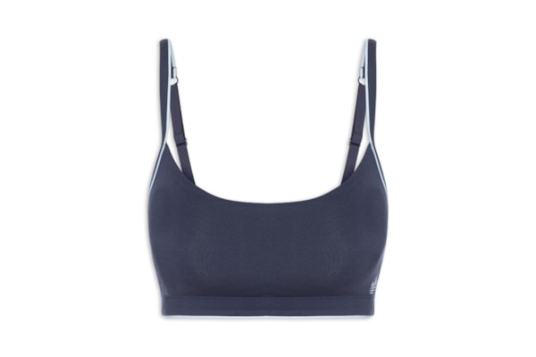 Sutiã Adicolor Comfort Flex Cotton Scoop Bralette - Azul