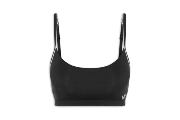 Sutiã Adicolor Comfort Flex Cotton Scoop Bralette - Preto