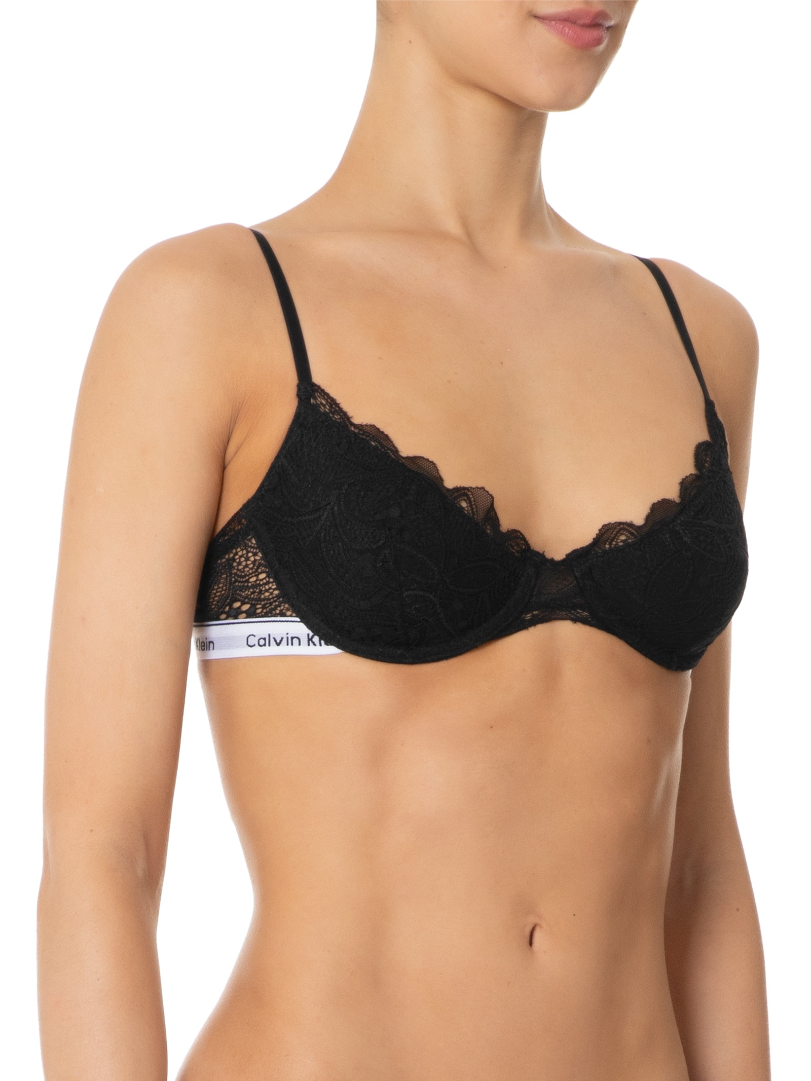 Sutiã Aro Ck Modern Lace Preto Calvin Klein Underwear