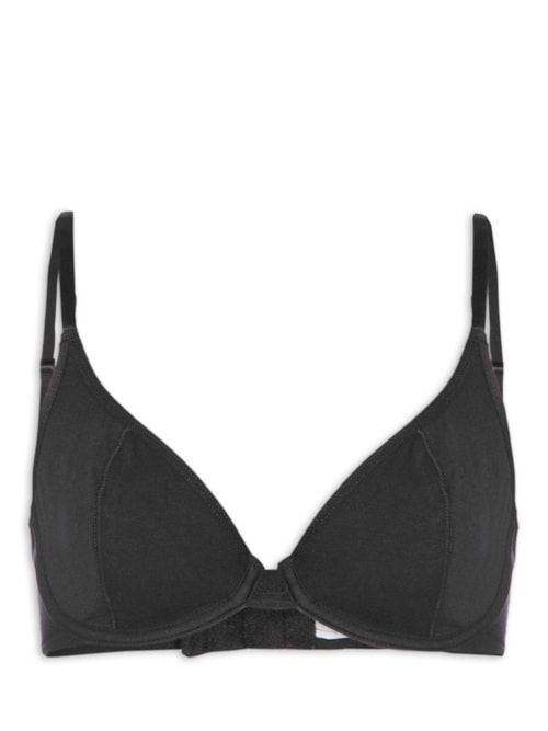 Sutiã Aro Sem Bojo Cotton Ipanema – Preto