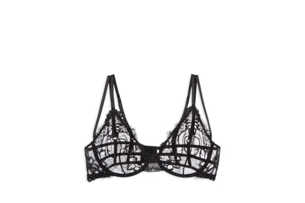 Sutiã Aro Sem Bojo Renda Chloe - Preto