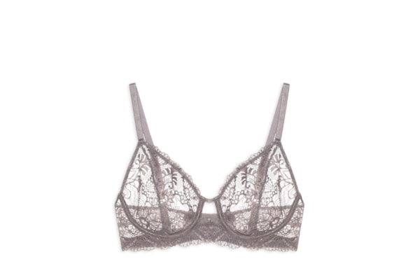 Sutiã Aro Sem Bojo Renda Felipa - Cinza
