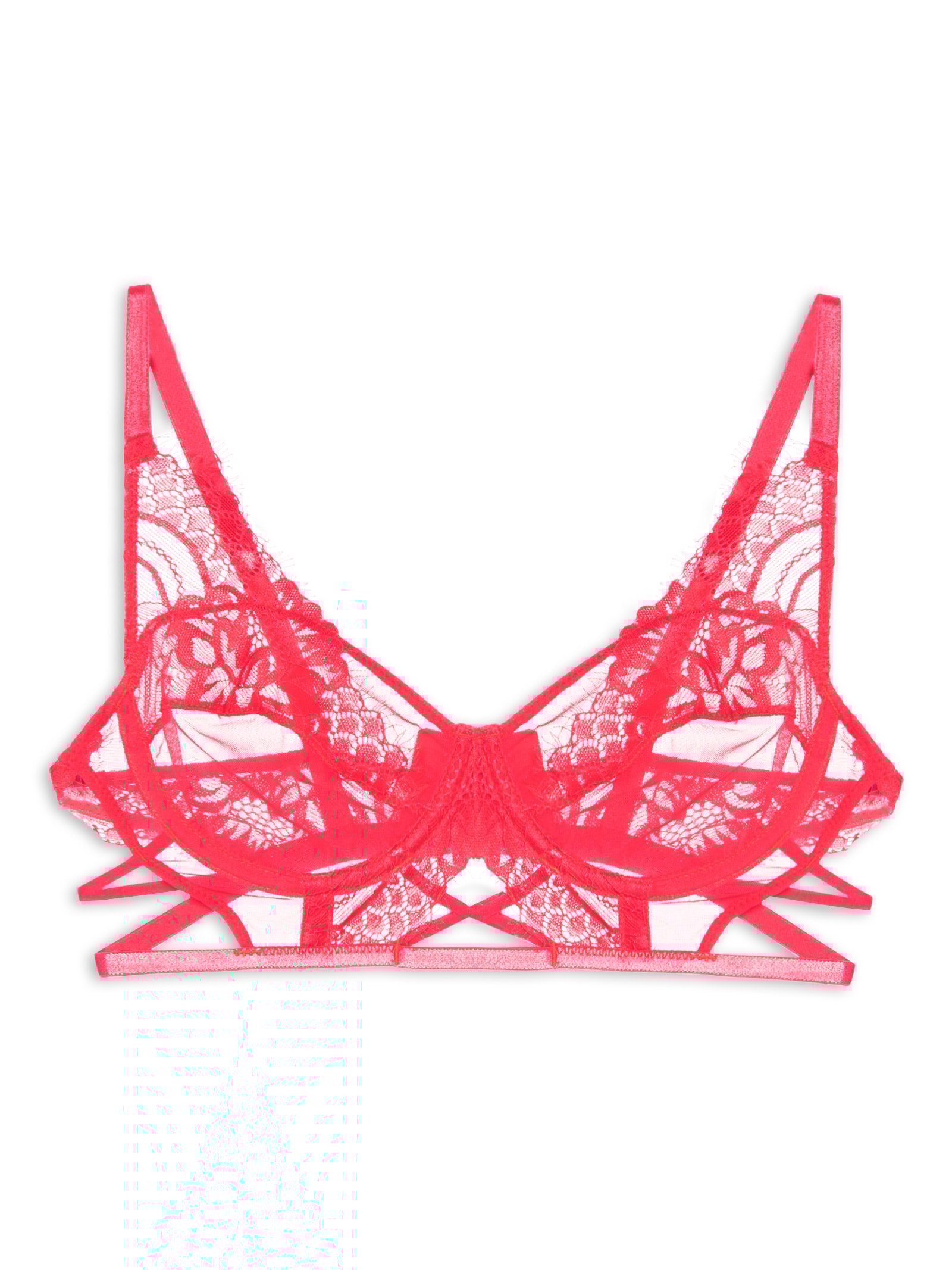 Sutiã Aro Sem Bojo Renda Luiza Vermelho Jogê