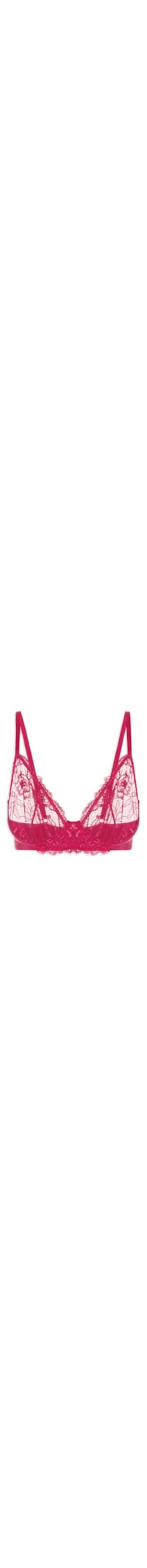 Sutiã Aro Sem Bojo Renda Rebeca - Rosa