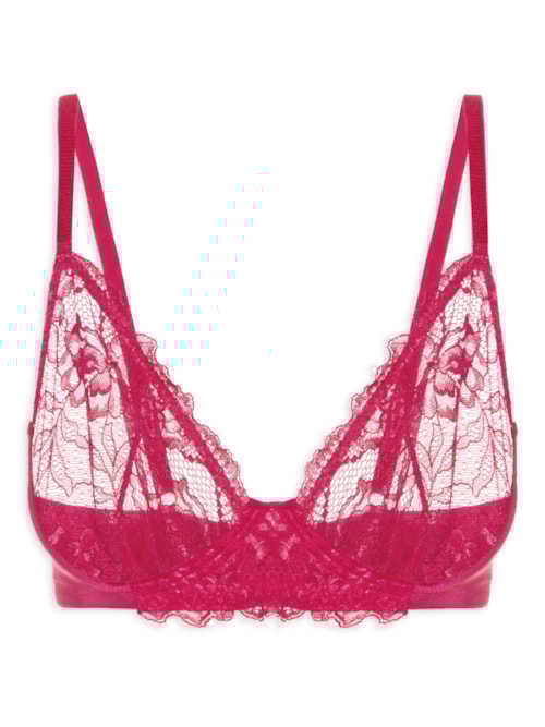 Sutiã Aro Sem Bojo Renda Rebeca – Rosa