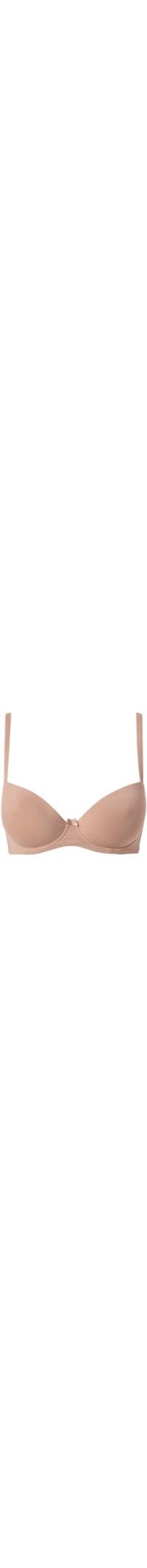 Sutiã Balconet Acolchoado Em Microfibra Sofia - Bege