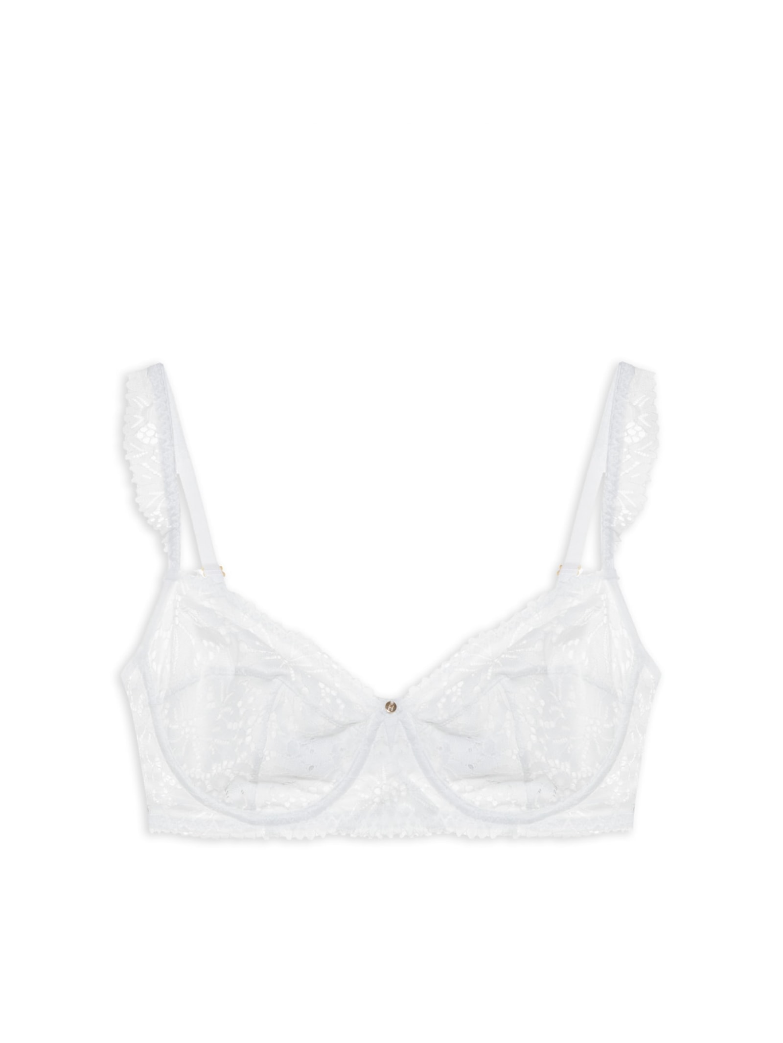 Sutiã Balconet Em Renda Branco Hope