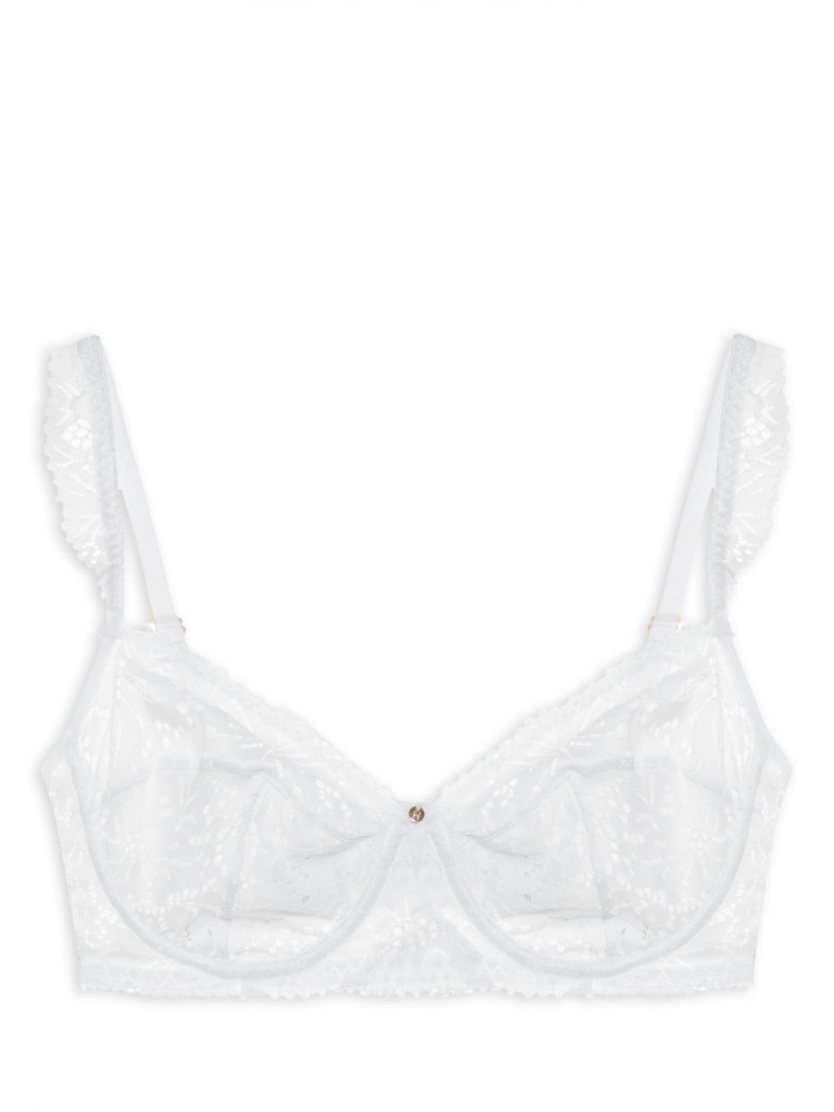 Vista 2 Sutiã Balconet Em Renda BRANCO BRANCO