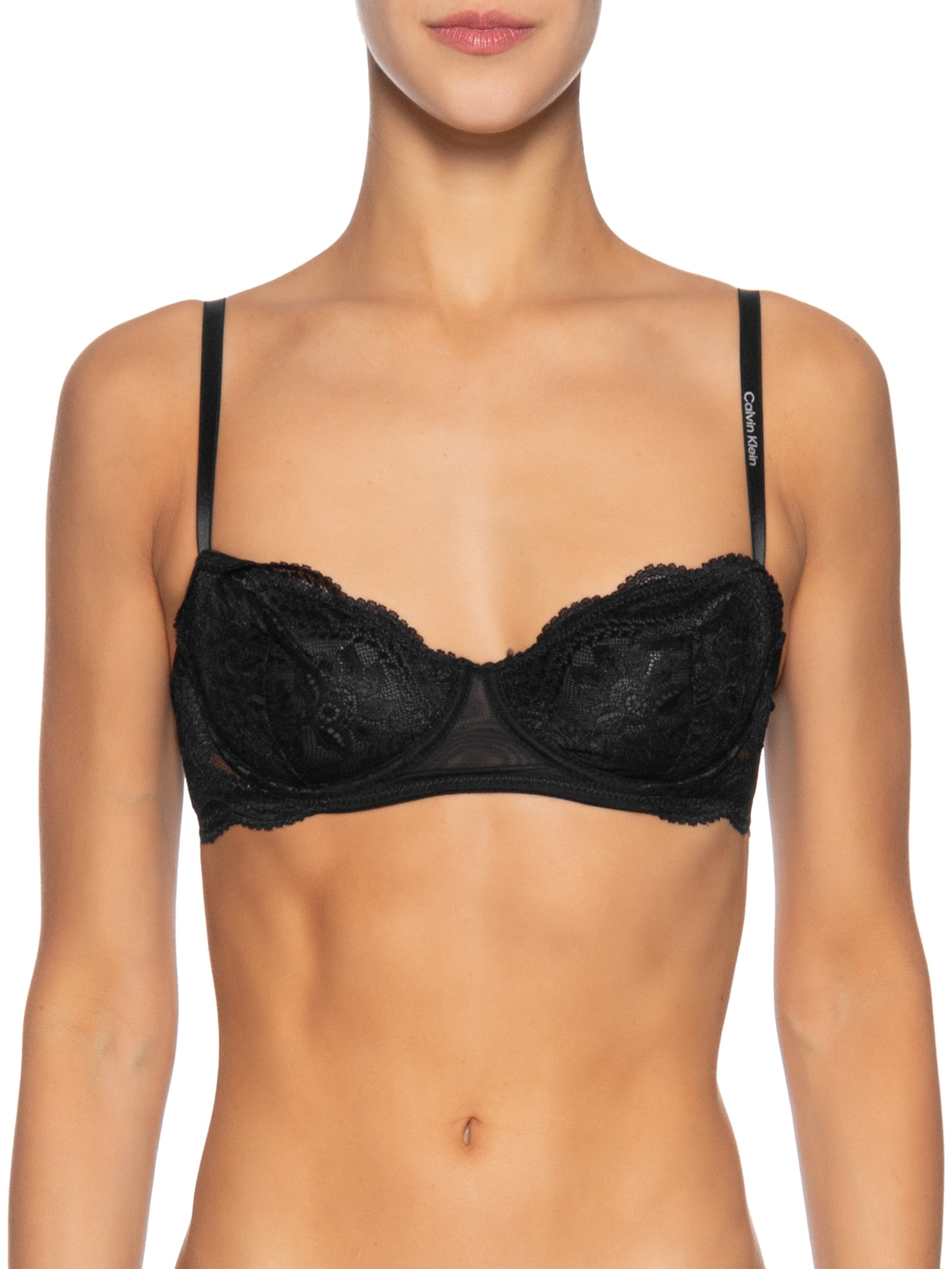 Sutiã Balconet Lace Essential Lingerie Preto Calvin Klein Underwear