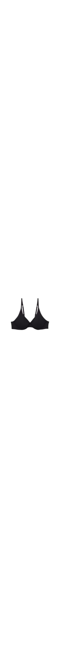 Sutiã Balconette Amalia Em Algodão Ultralight - Preto