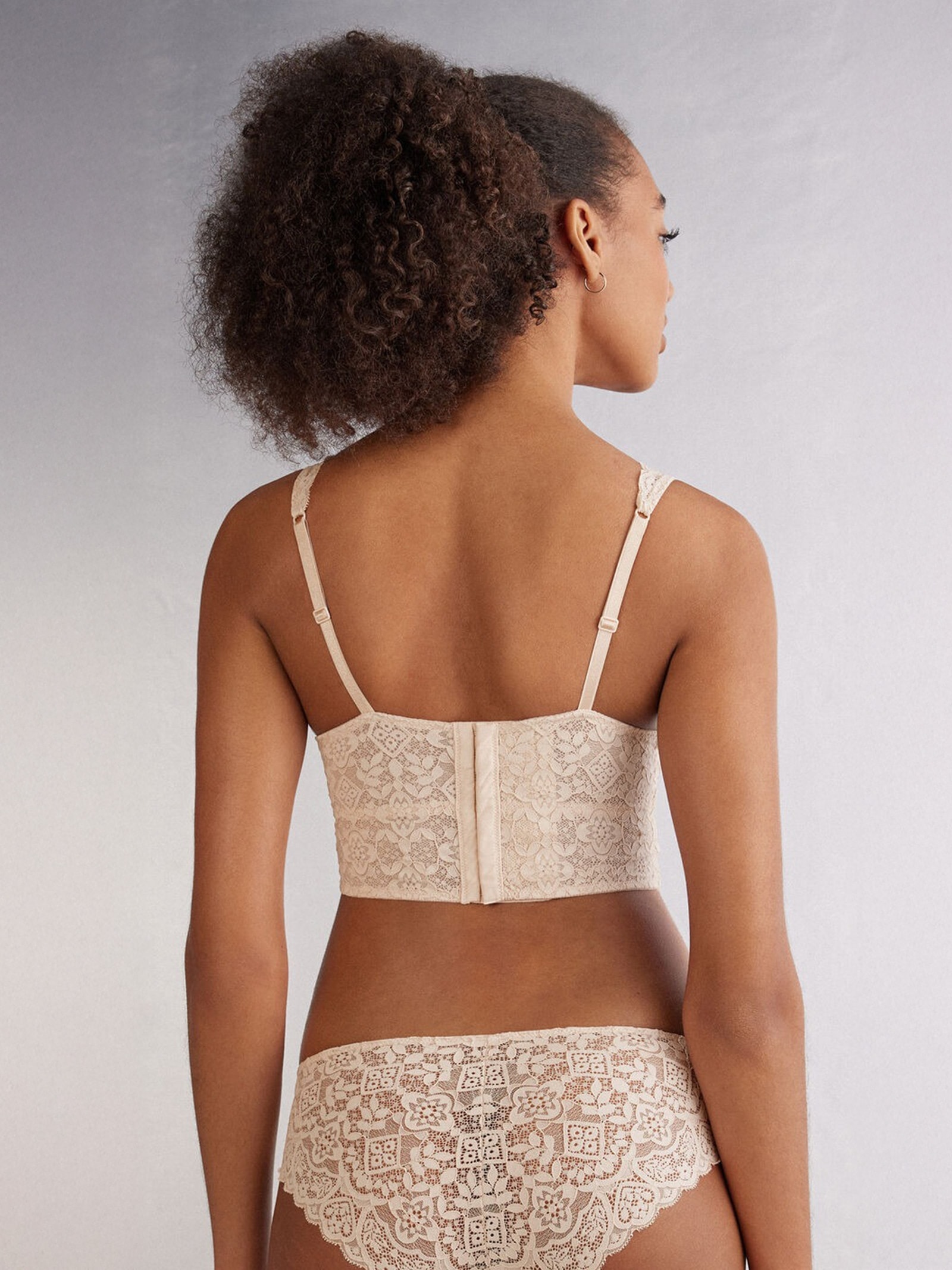 Sutiã Balconette Asia Em Renda Off-White Intimissimi
