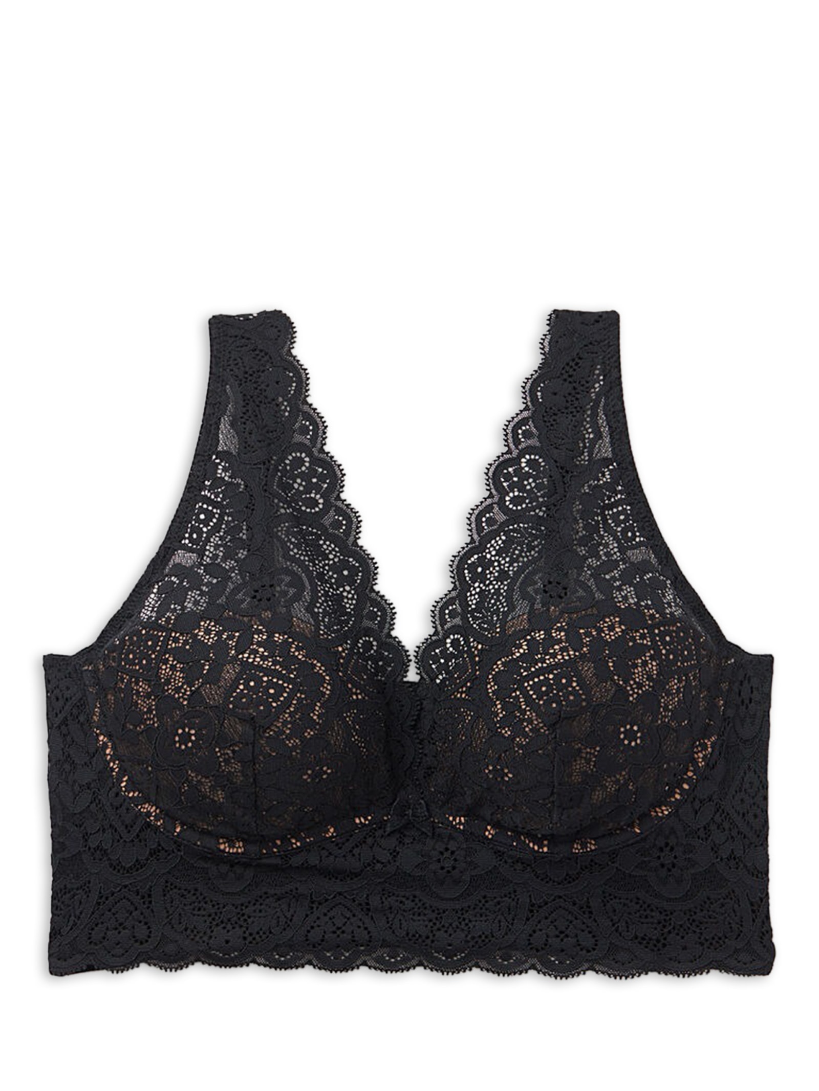 Sutiã Balconette Asia Em Renda Preto Intimissimi