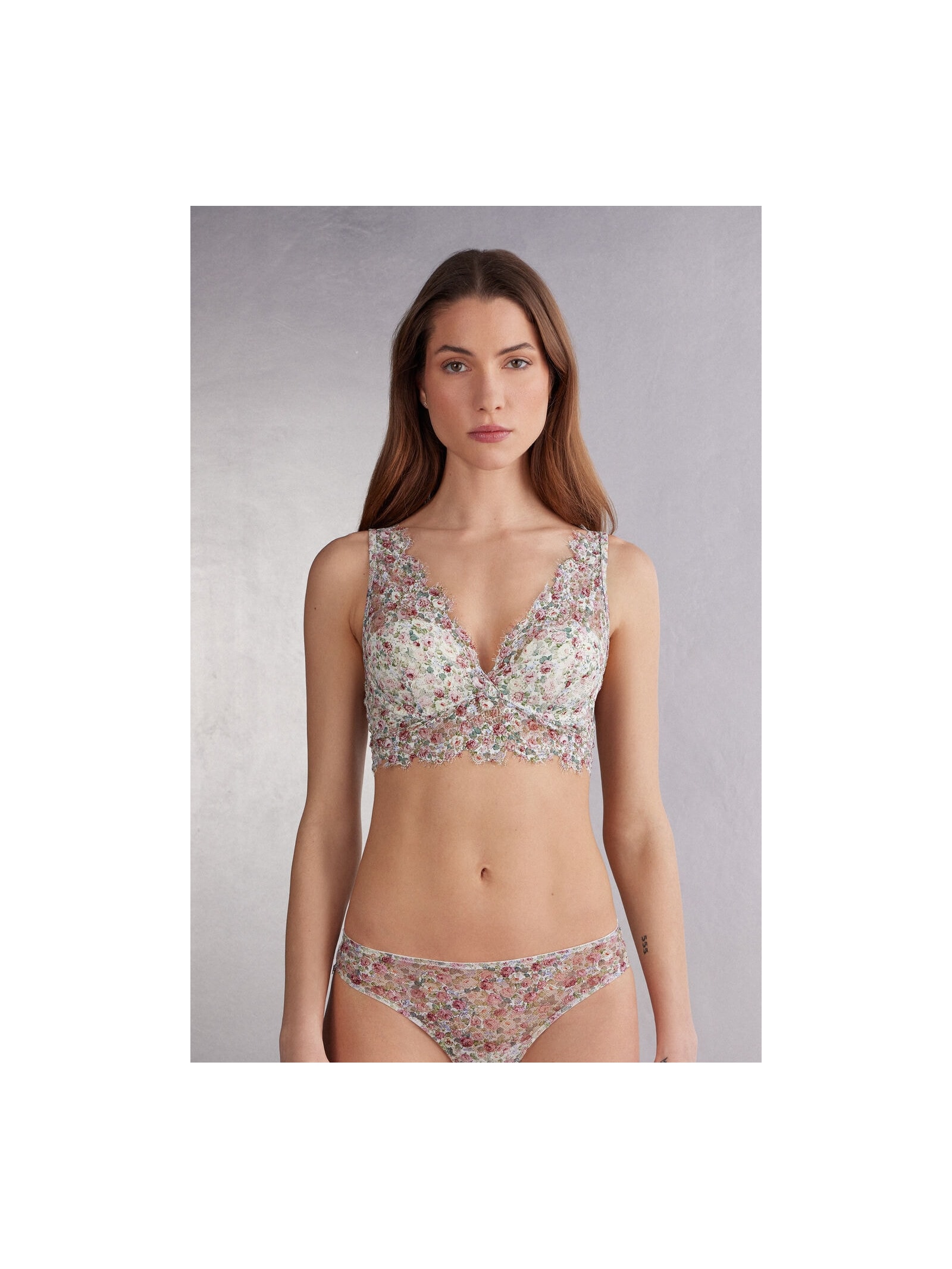Sutiã Balconette Asia Floral Romance Rosa Intimissimi