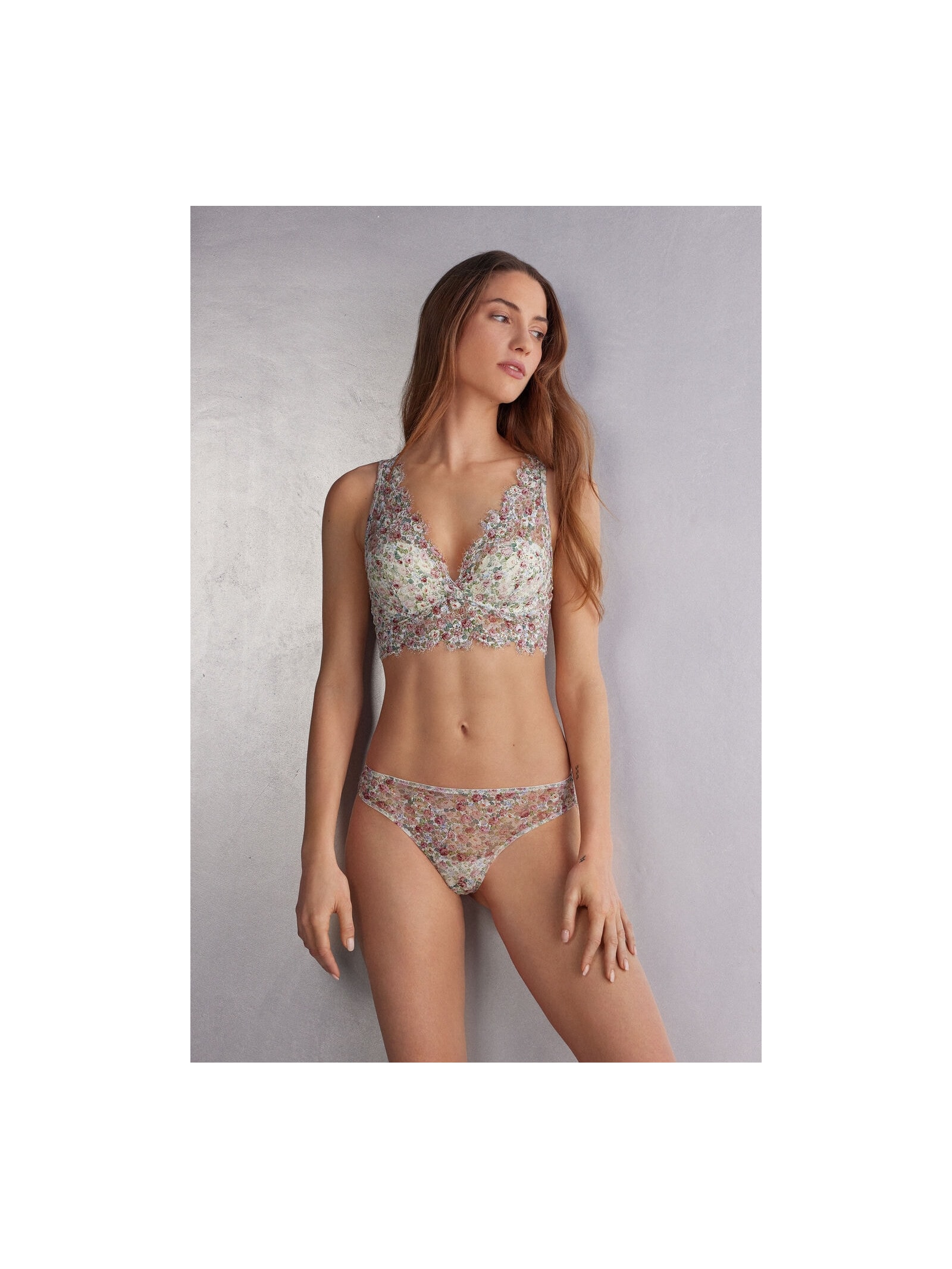Sutiã Balconette Asia Floral Romance Rosa Intimissimi