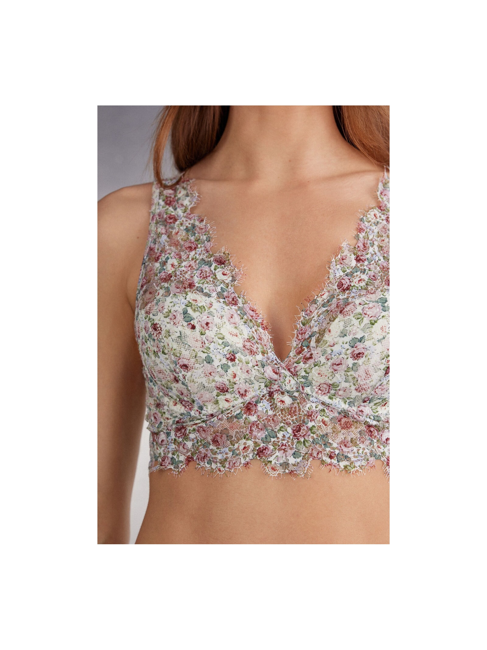 Sutiã Balconette Asia Floral Romance Rosa Intimissimi