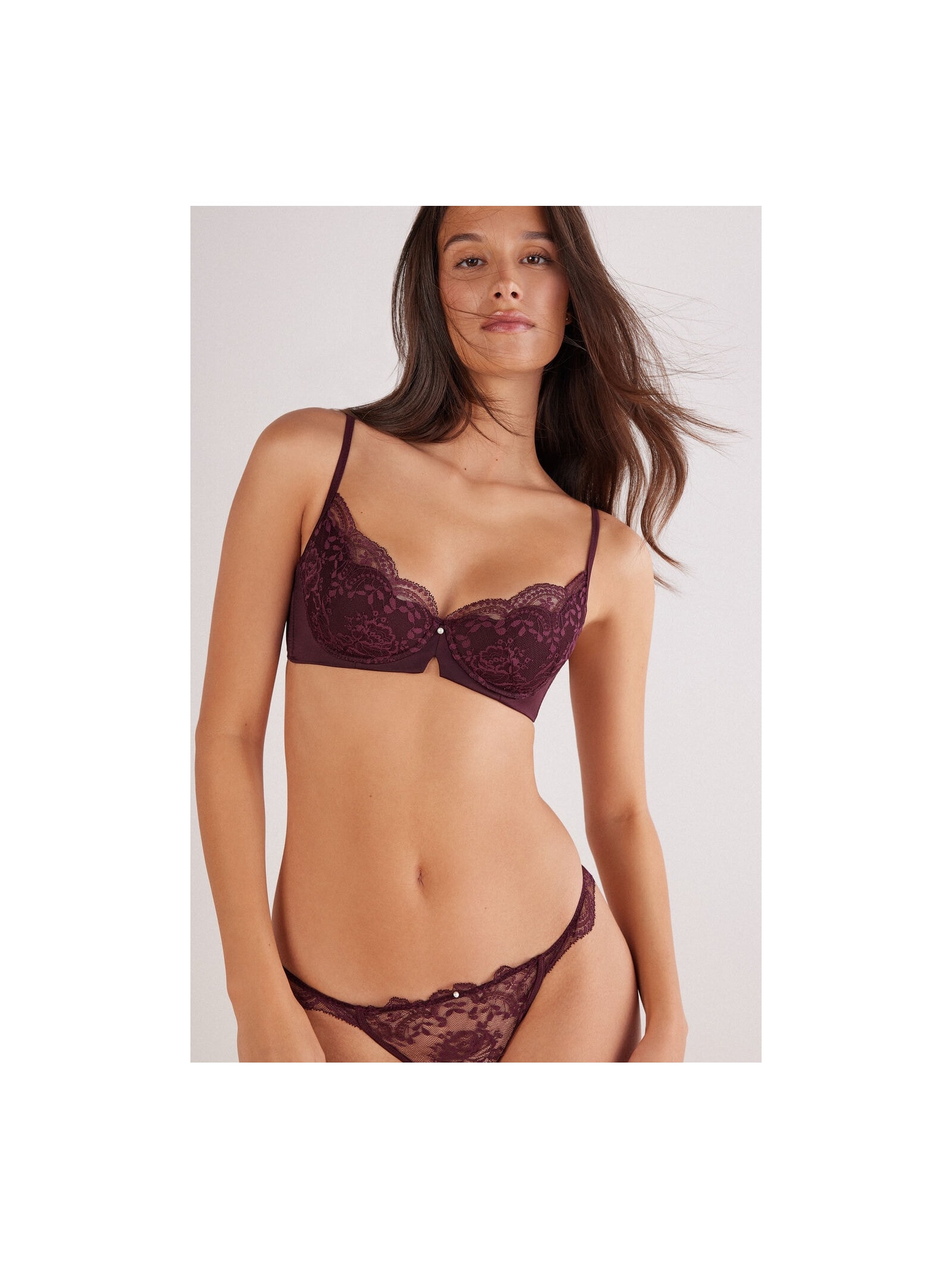 Sutiã Balconette Carioca La Vie En Rose Bordô Intimissimi