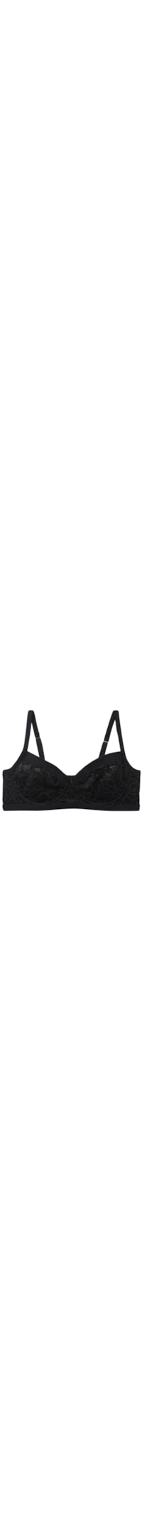 Sutiã Balconette Daniela Delicate Pieces - Preto
