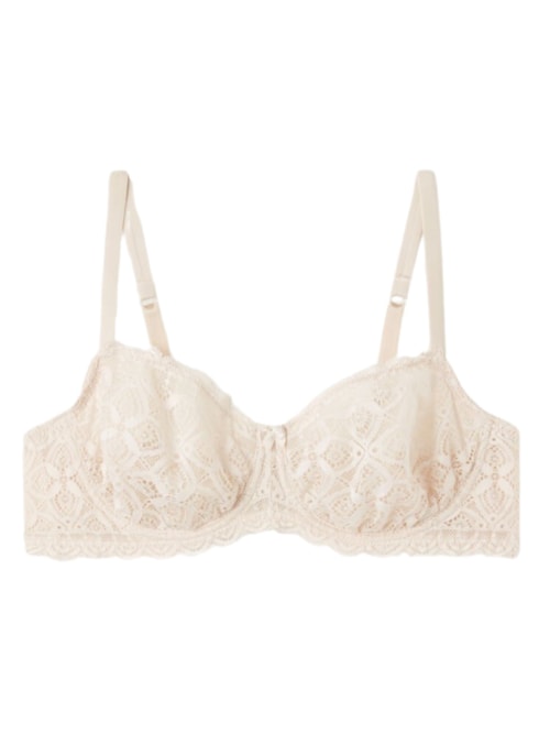Sutiã Balconette Daniela Em Renda - Off-White