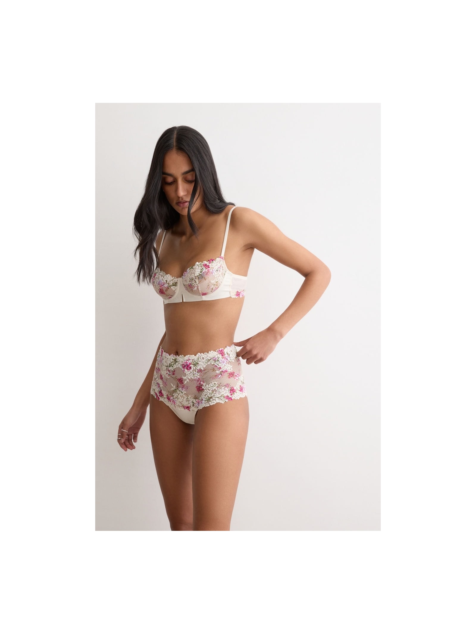 Sutiã Balconette Denise Pretty Flowers Rosa Intimissimi