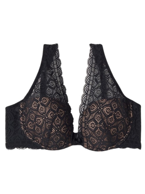 Sutiã Balconette Elena Em Renda – Preto