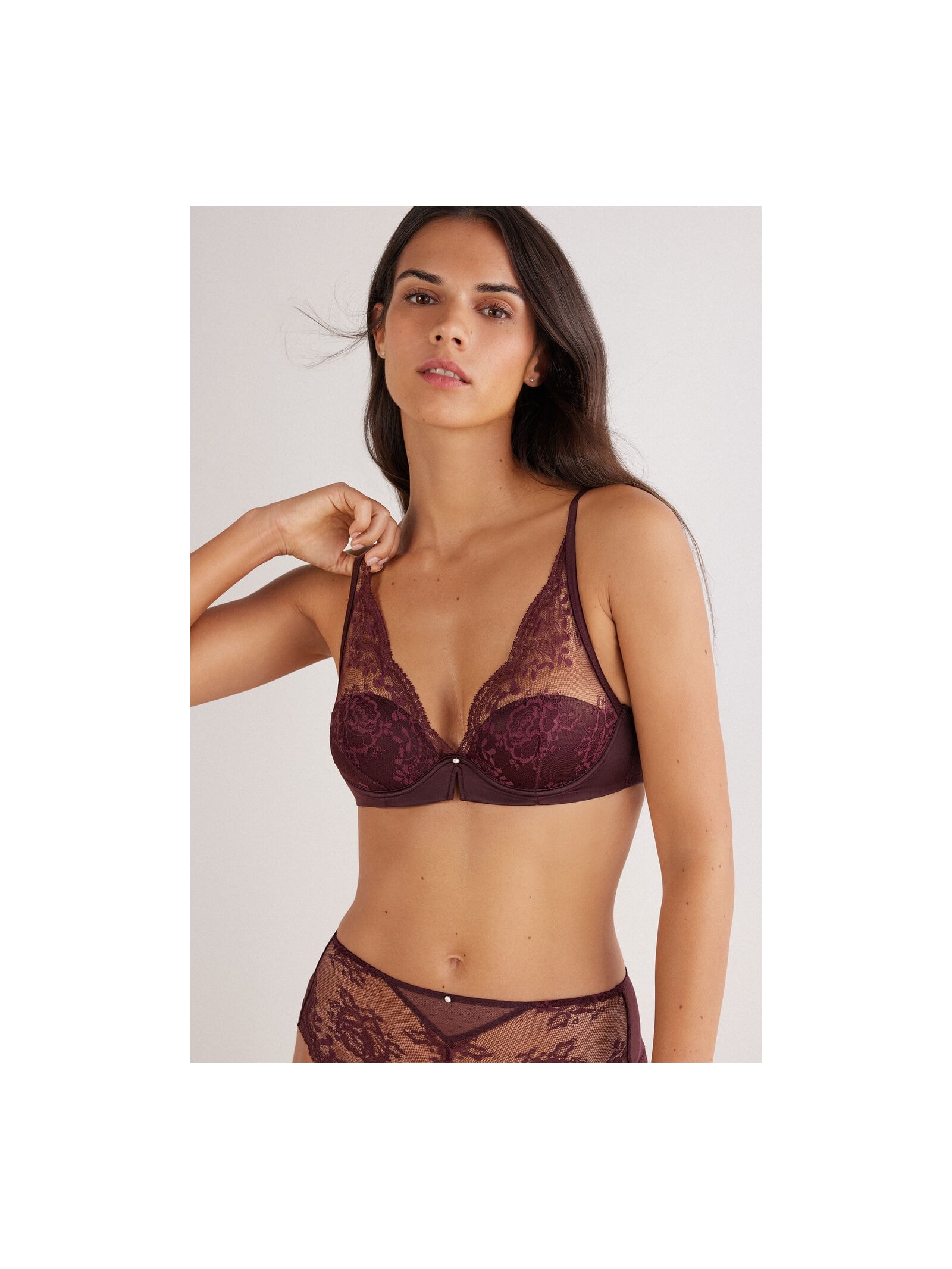 Sutiã Balconette Elena La Vie En Rose Bordô Intimissimi