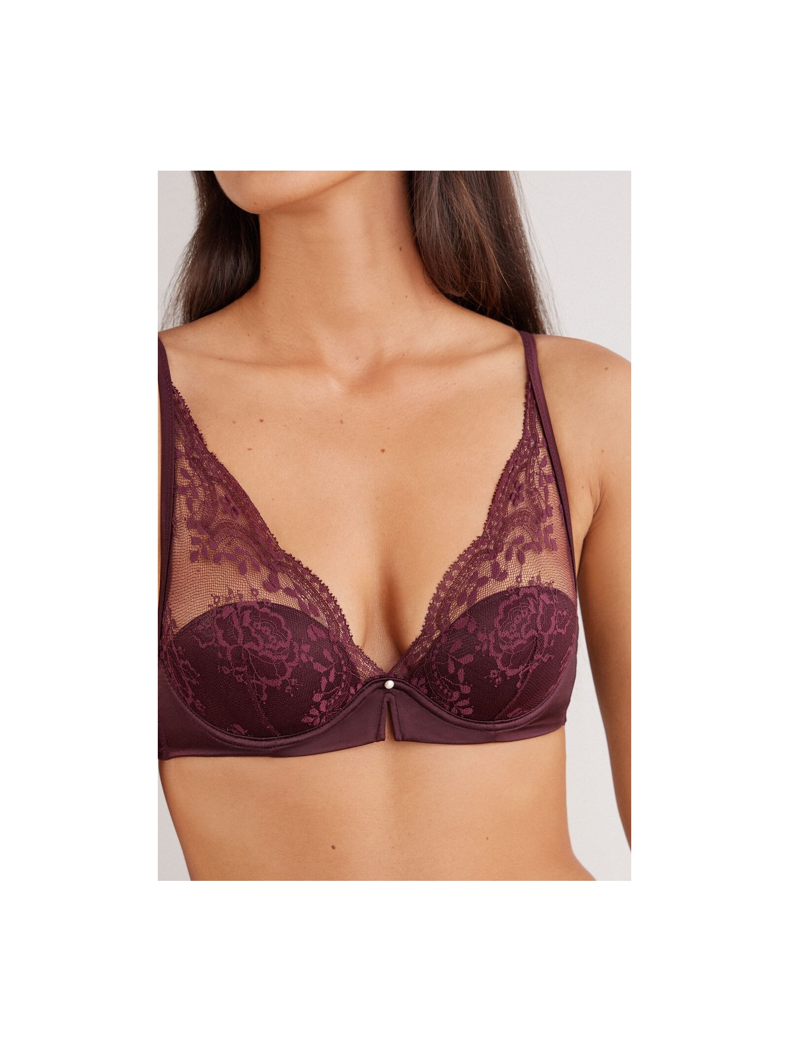 Sutiã Balconette Elena La Vie En Rose Bordô Intimissimi