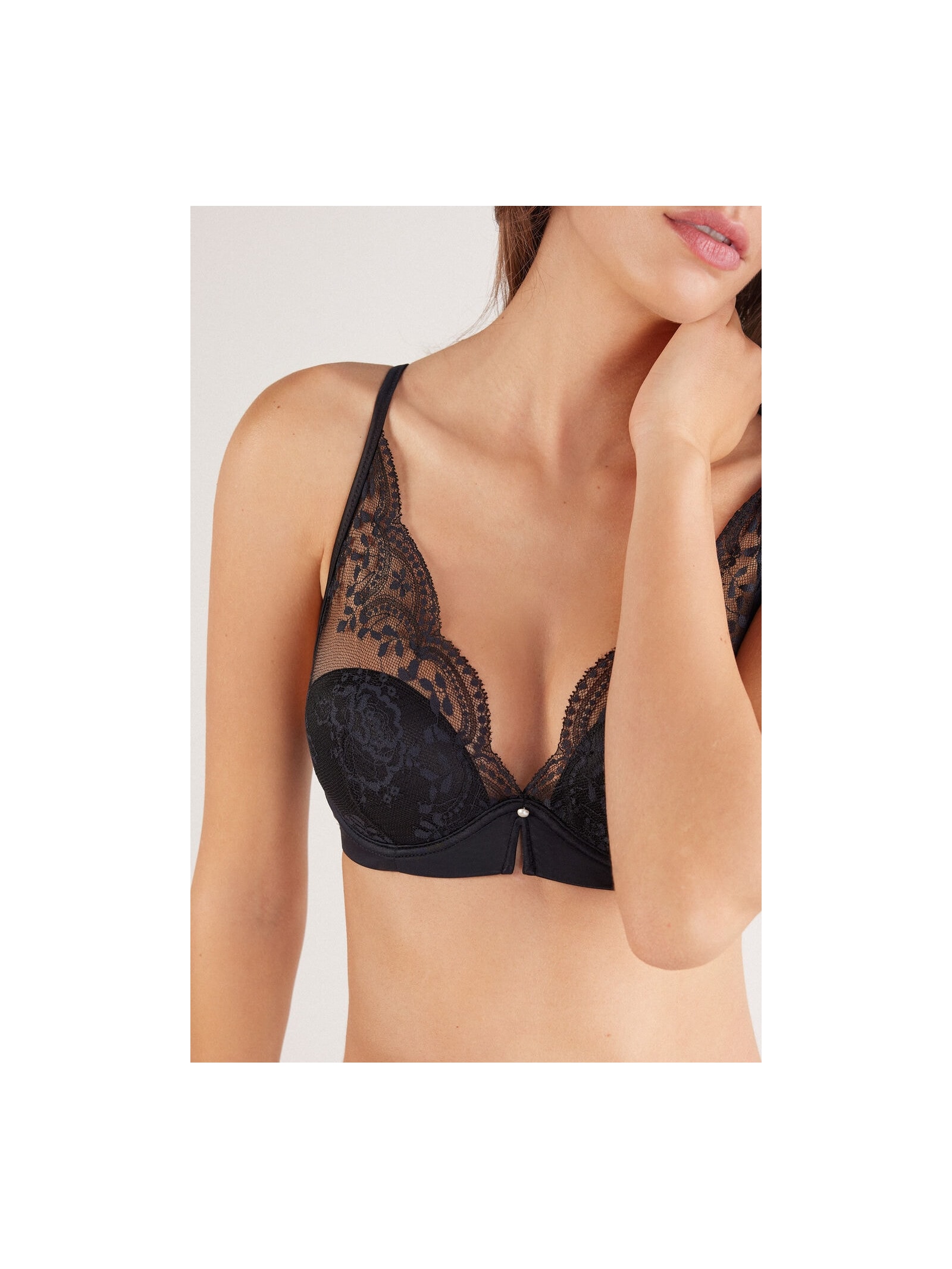 Sutiã Balconette Elena La Vie En Rose Preto Intimissimi