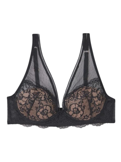 Sutiã Balconette Elena Lace Never Gets Old – Preto