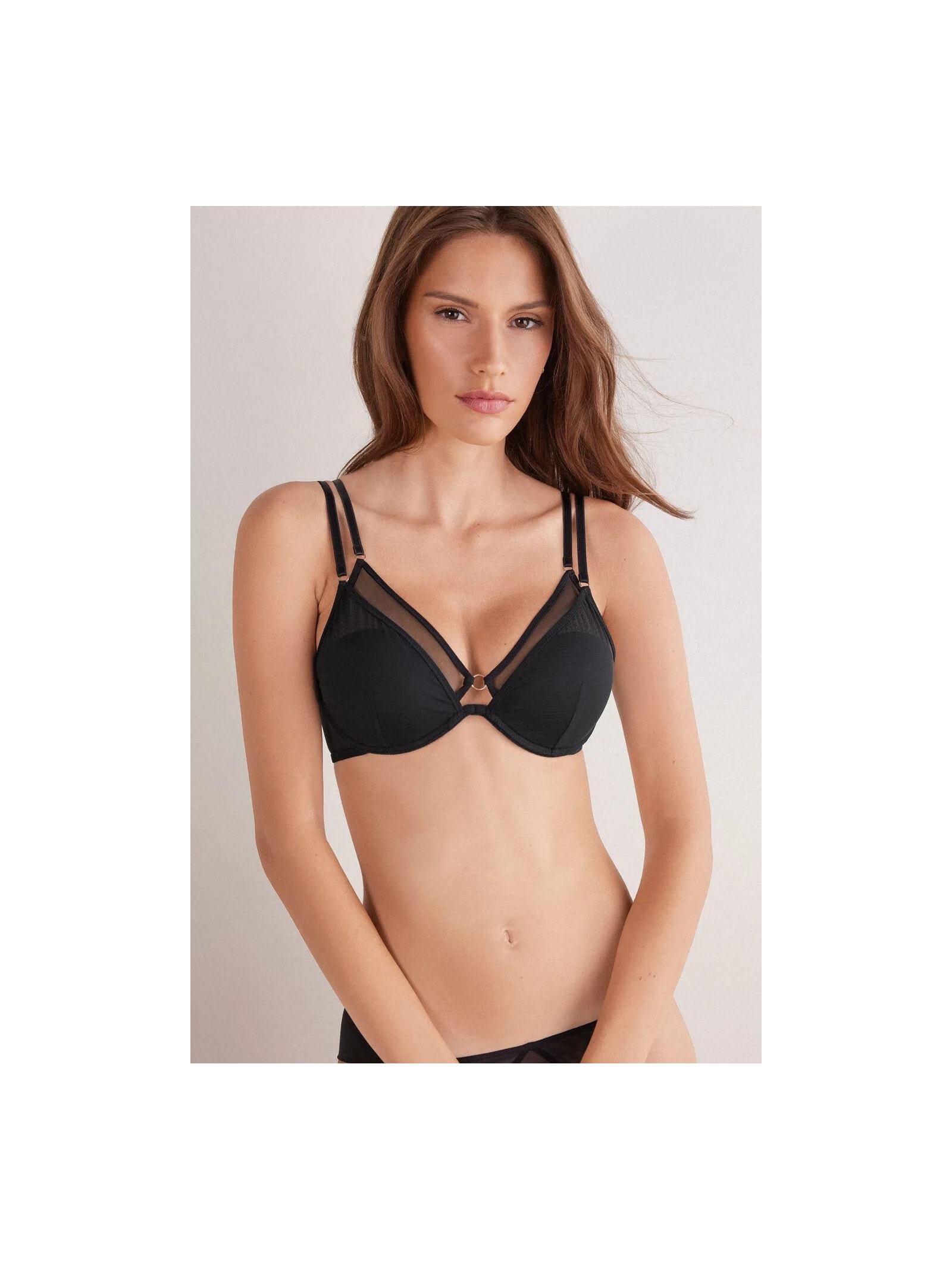 Sutiã Balconette Elena Modern Attitude Preto Intimissimi