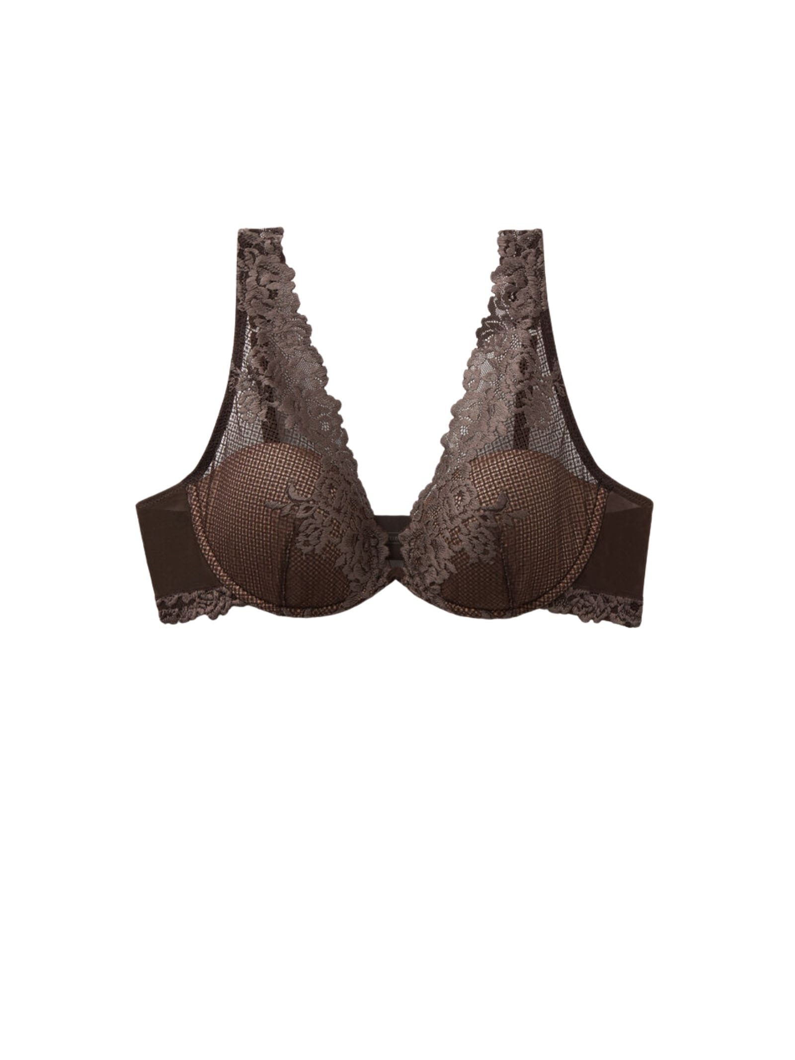 Sutiã Balconette Elena Pretty Flowers Marrom Intimissimi