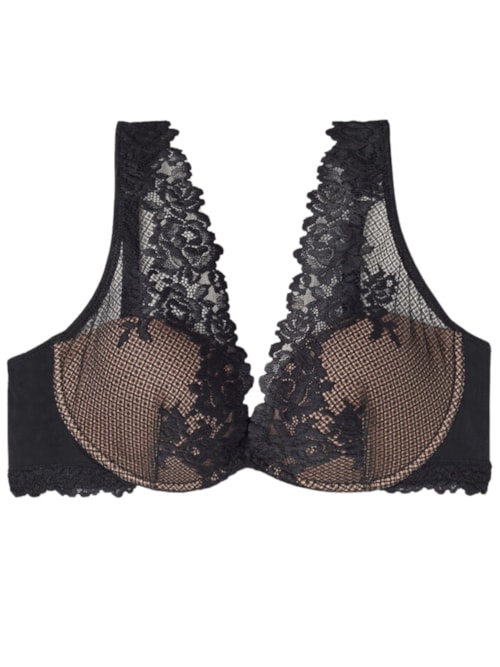 Sutiã Balconette Elena Pretty Flowers - Preto