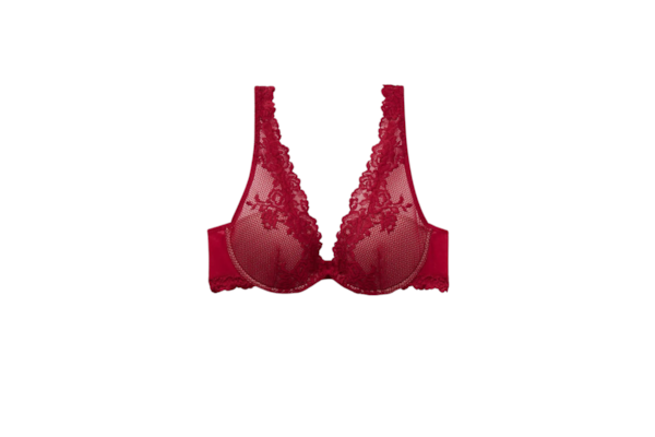 Sutiã Balconette Elena Pretty Flowers - Vermelho