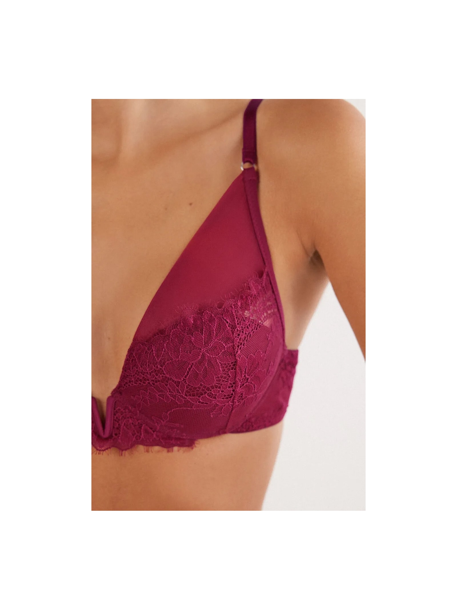 Sutiã Balconette Elena Sheer Glamour Bordô Intimissimi