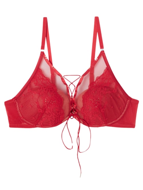 Sutiã Balconette Elena Sinful Fantasies – Vermelho