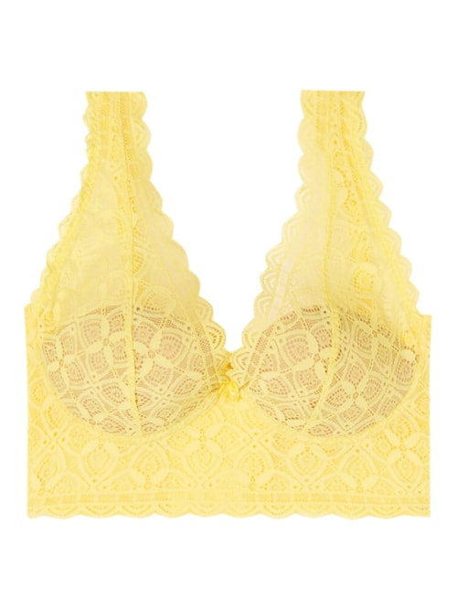 Sutiã Balconette Eleonora Em Renda – Amarelo