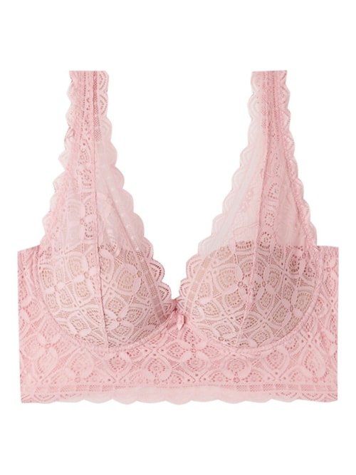 Sutiã Balconette Eleonora Em Renda – Rosa