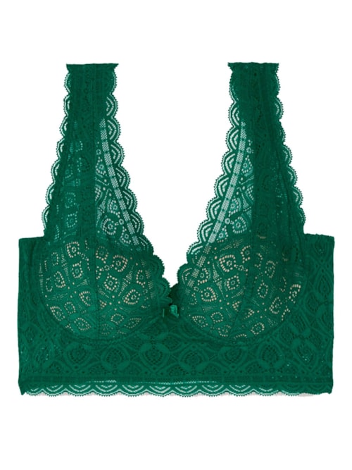 Sutiã Balconette Eleonora Em Renda – Verde