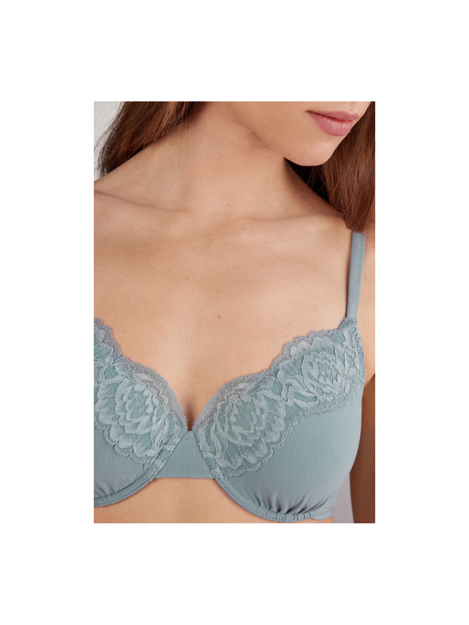 Sutiã Balconette Francesca Embrace Simplicity Azul Intimissimi