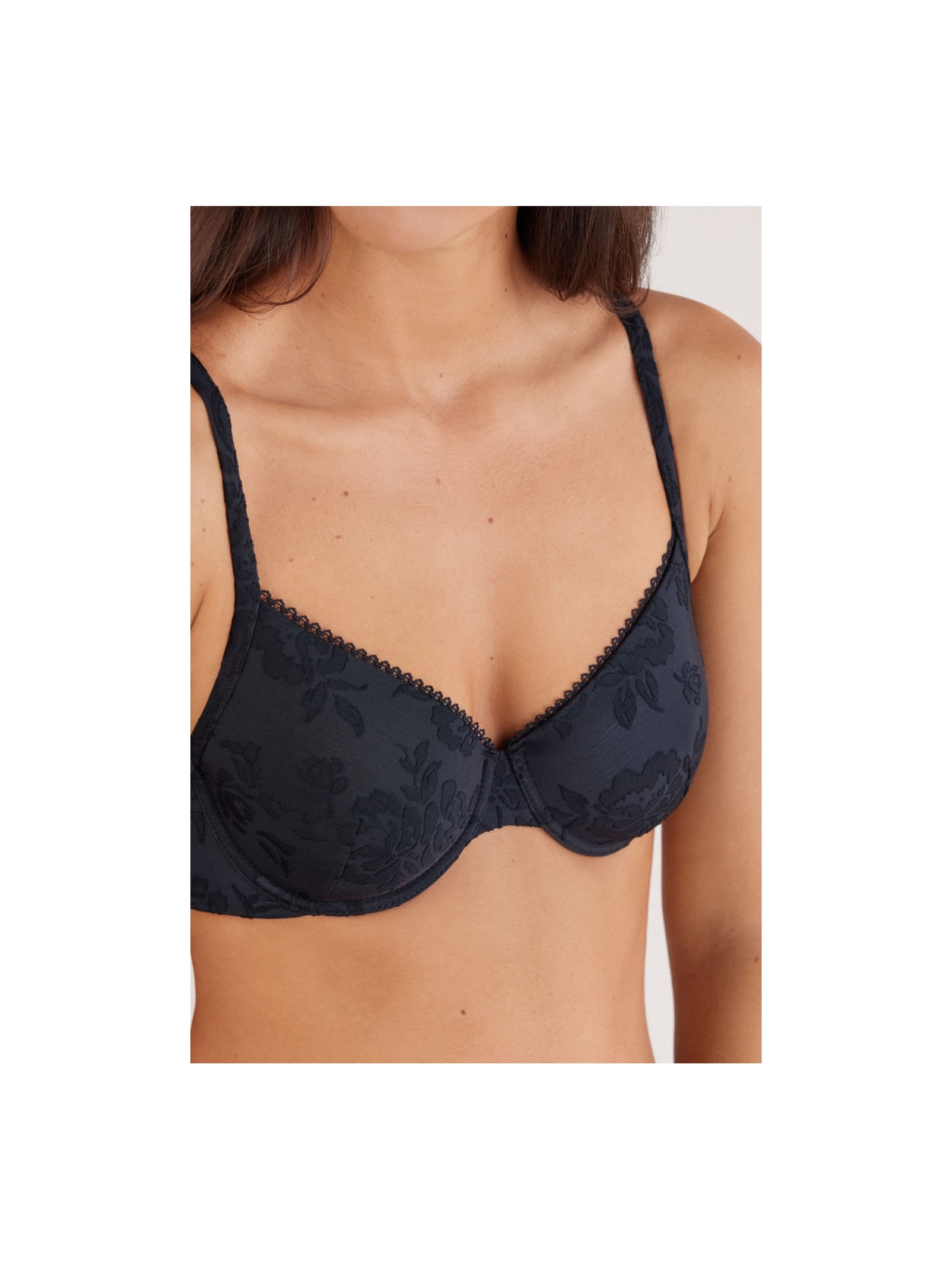 Sutiã Balconette Francesca Softer Than a Kiss Preto Intimissimi