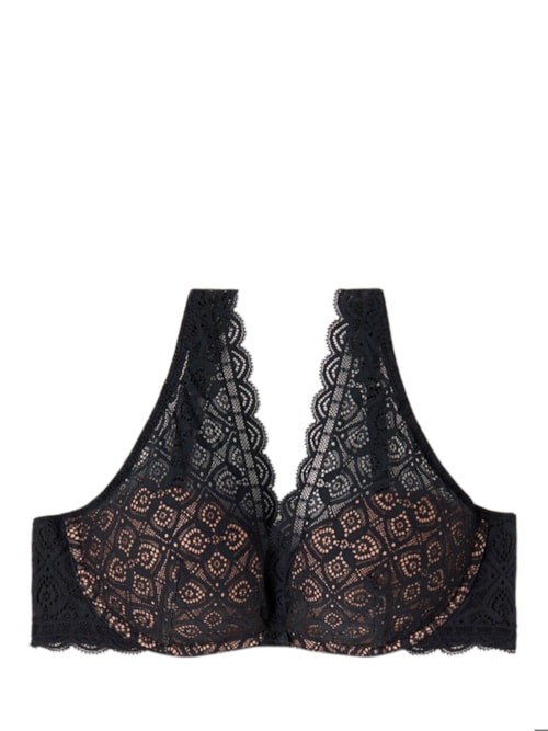 Sutiã Balconette Giorgia Em Renda - Preto