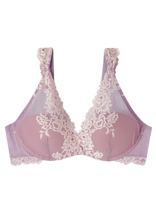 Sutiã Balconette Giorgia Pretty Flowers - Roxo