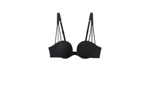 Sutiã Balconette Ilenia Em Microfibra Ultralight - Preto