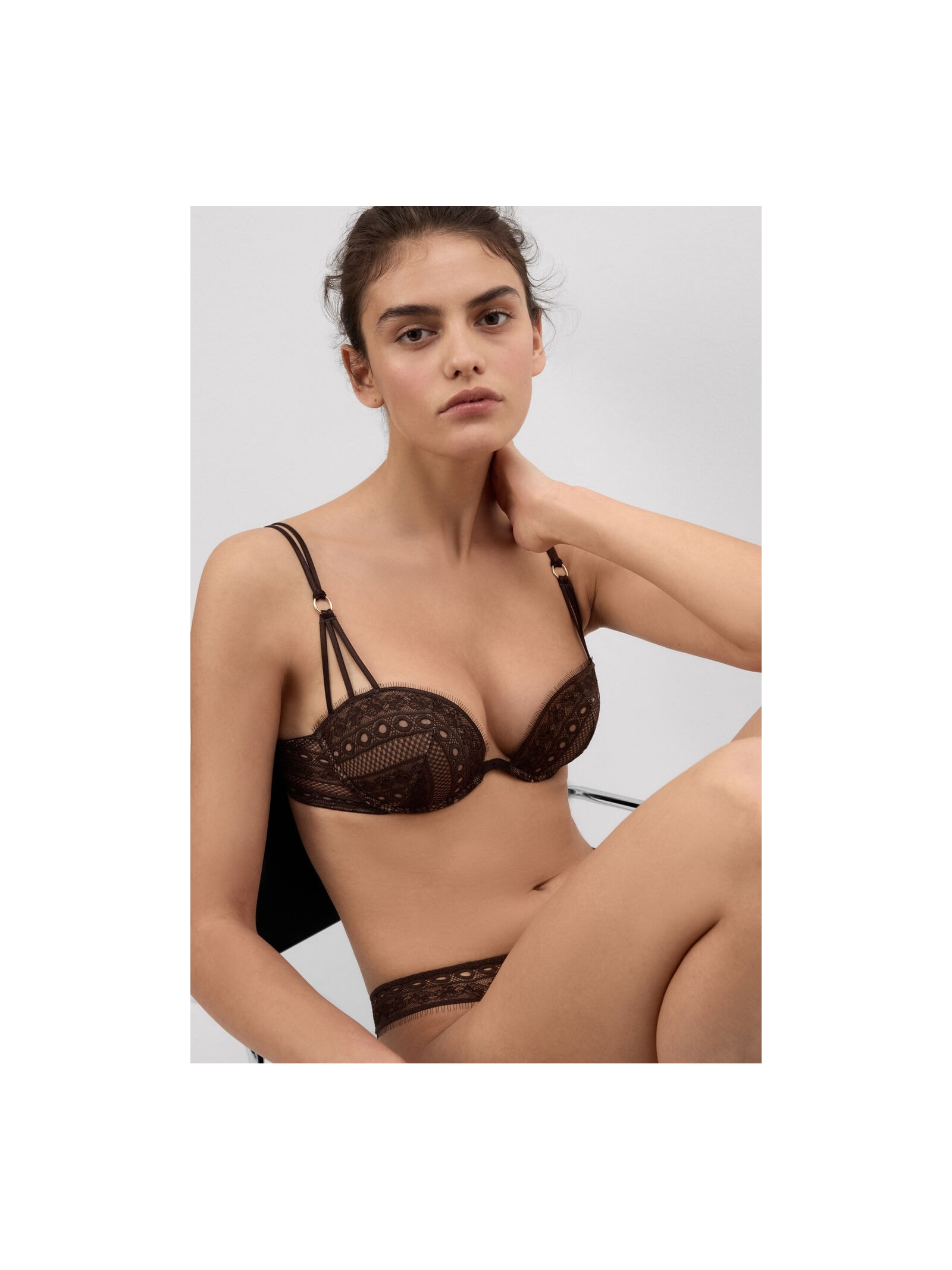 Sutiã Balconette Ilenia Get Noticed Marrom Intimissimi