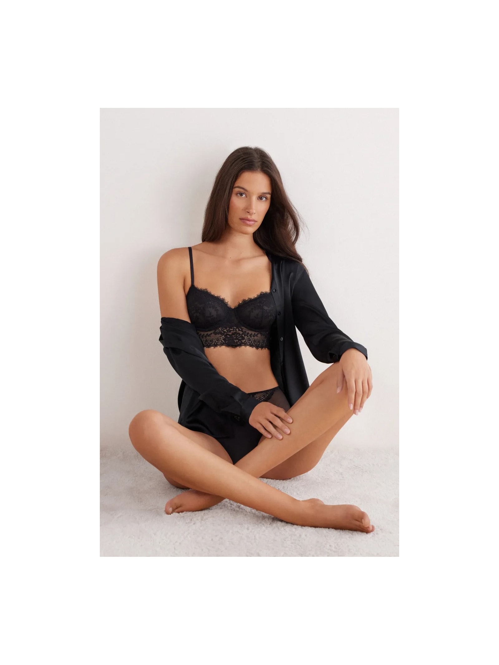 Sutiã Balconette Sheer Glamour Preto Intimissimi