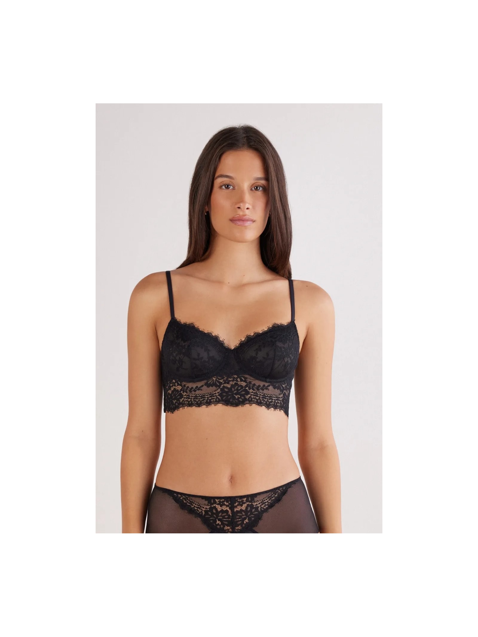 Sutiã Balconette Sheer Glamour Preto Intimissimi