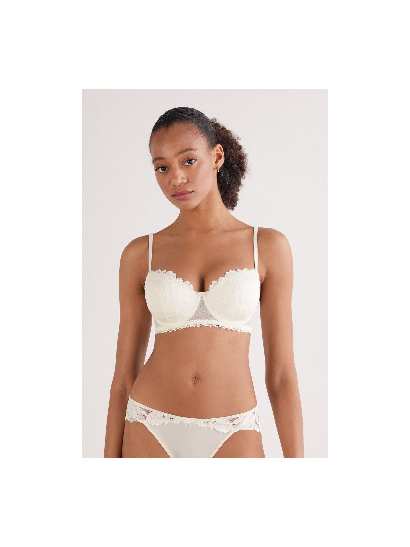 Sutiã Balconette Sofia All About Flowers Marfim Intimissimi