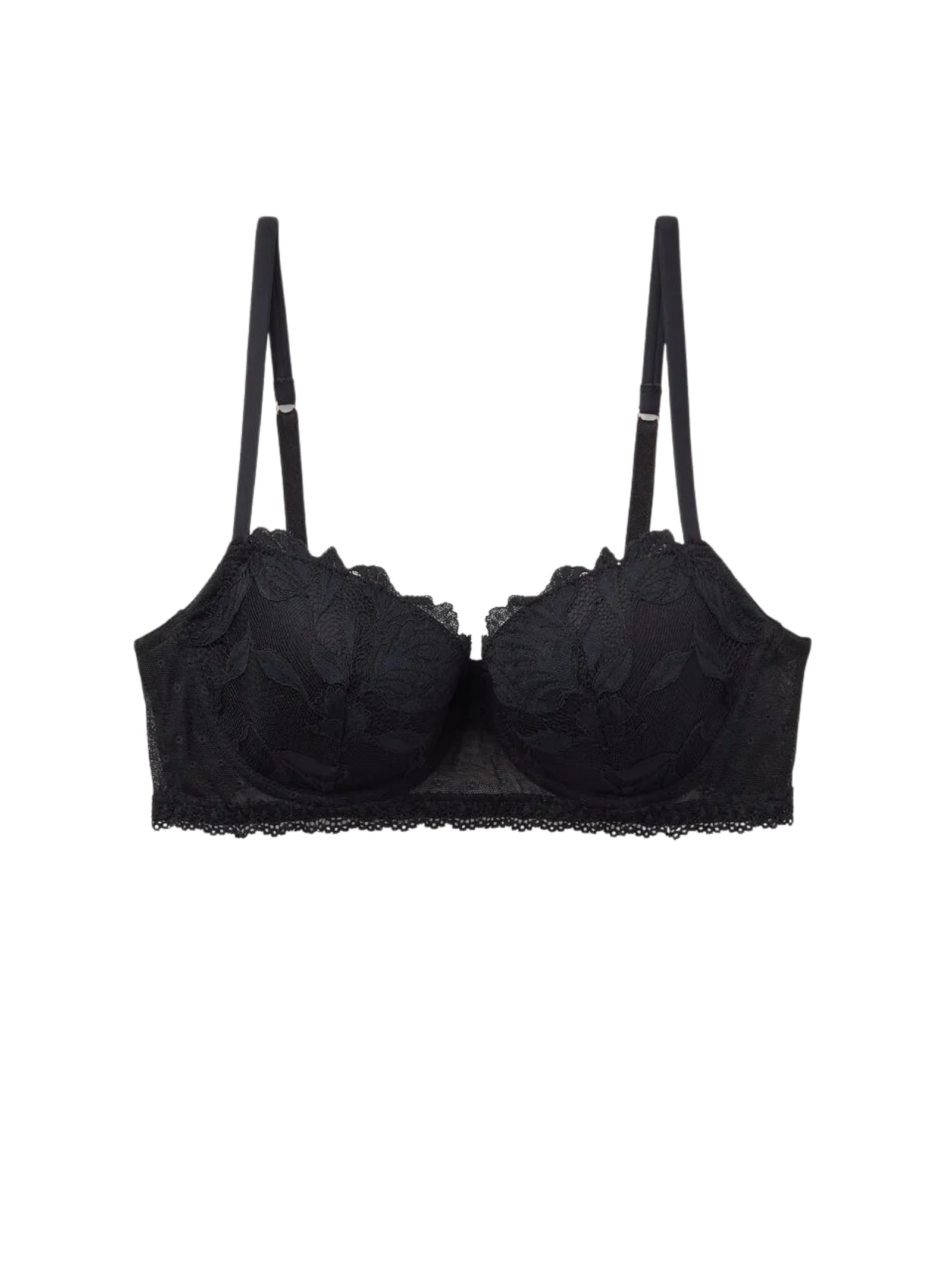 Sutiã Balconette Sofia All About Flowers Preto Intimissimi