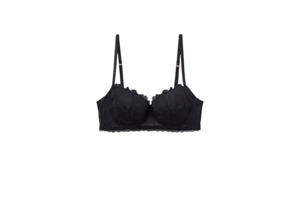 Sutiã Balconette Sofia All About Flowers - Preto