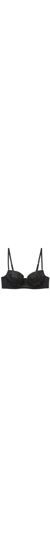 Sutiã Balconette Sofia Couture De Nuit - Preto